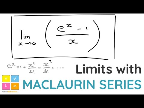 Evaluating Limits with Maclaurin Series, How to Find the Limit,  Example 2 — YouTube thumbnail