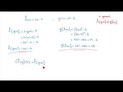 Composite Functions - How to Write and Find an Expression for a Composite Function — YouTube thumbnail