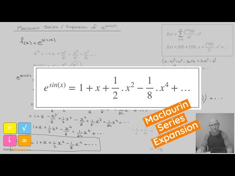Maclaurin Series Expansion of e^sinx using Substtution — YouTube thumbnail
