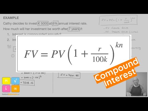 Compound Interest Formula  - Compounded Annually and Monthly - IB AI & AA Maths — YouTube thumbnail