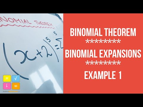 Binomial Theorem - Binomial Expansions - Example 1 — YouTube thumbnail