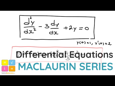 Maclaurin Series Solution to Differential Equation 2 | 2nd Order Linear | IB AA HL Mathematics — YouTube thumbnail