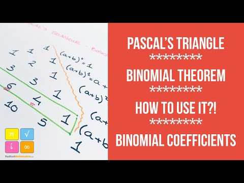 Pascal’s Triangle - How to use it for Binomial Theorem — YouTube thumbnail